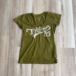 True Religion V-Neck Tee